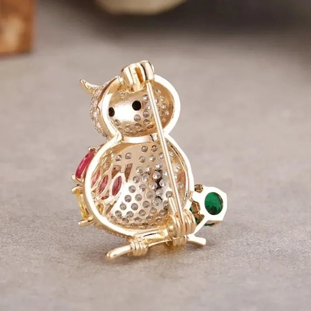 VQ Owl Brooch